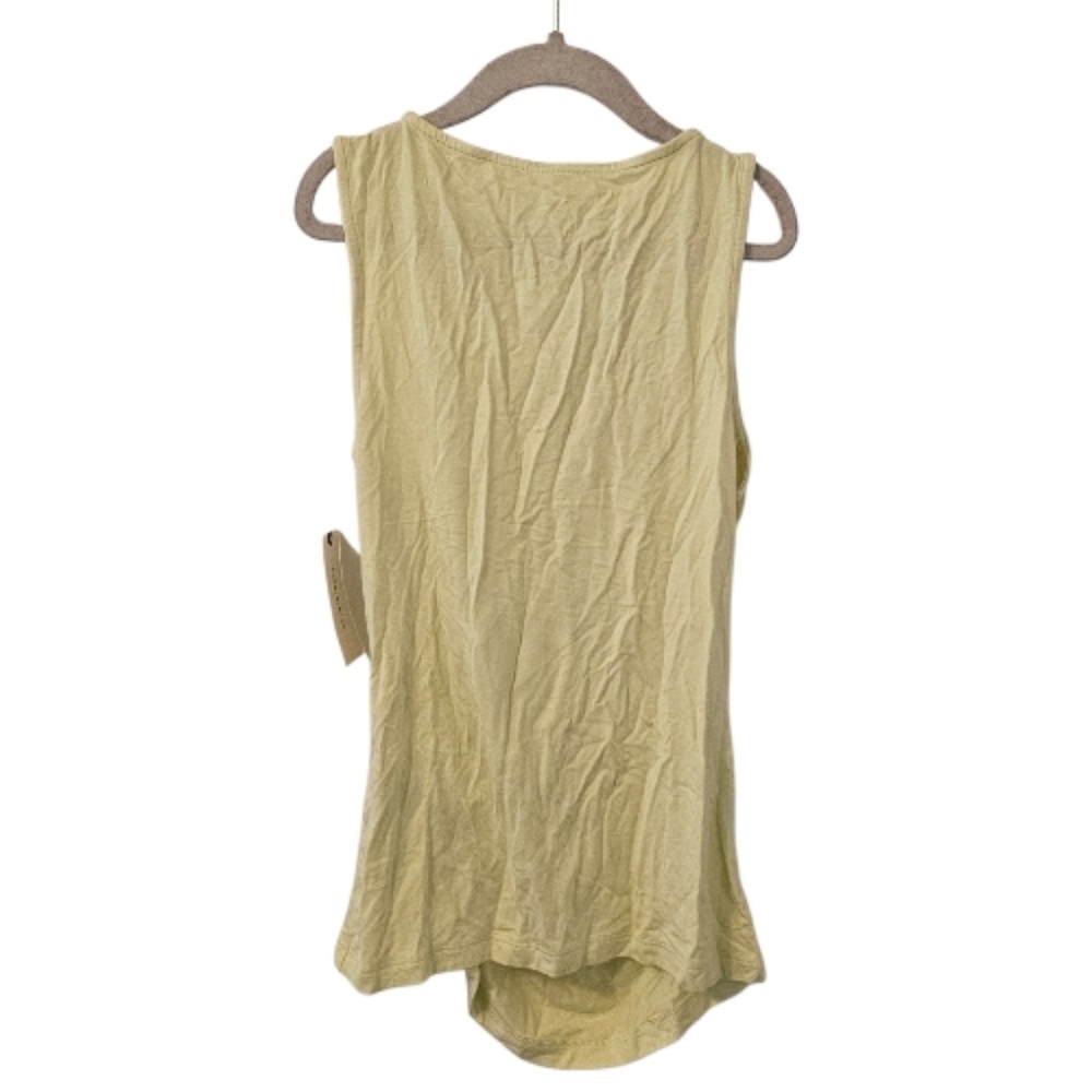 Green by Anthropologie Diagonal Ruched Tank Top - Picture 3 of 8